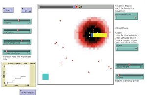 Netlogo simulation of incremental perception