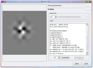 Wavelet editor