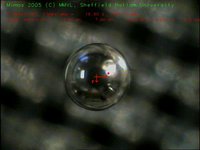 Object recognition on a sphere with 3-D/3 DOF (922 kByte video (https://vision.eng.shu.ac.uk/jan/sphere.avi))