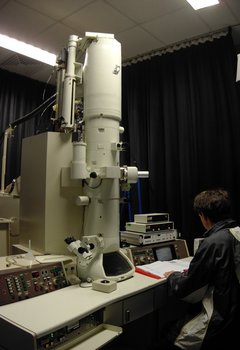 JEOL 3010 transmission electron microscope at Sheffield University, Sorby Centre (https://www.shef.ac.uk/materials/research/centres/sorby/)